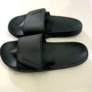 Bench Shoes Bench Mens Comfort Black Slide Sandals Size